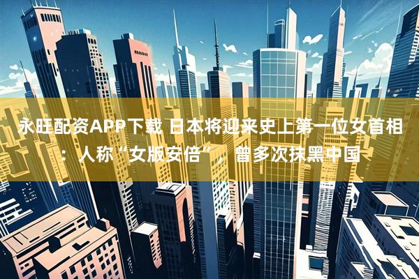 永旺配资APP下载 日本将迎来史上第一位女首相：人称“女版安倍”，曾多次抹黑中国