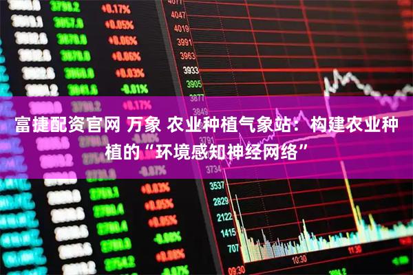 富捷配资官网 万象 农业种植气象站：构建农业种植的“环境感知神经网络”