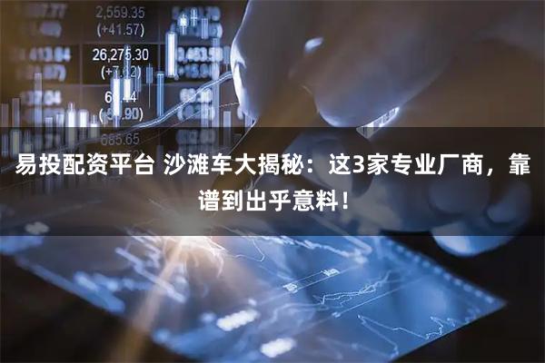 易投配资平台 沙滩车大揭秘：这3家专业厂商，靠谱到出乎意料！