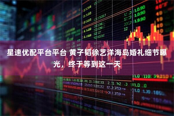 星速优配平台平台 黄子韬徐艺洋海岛婚礼细节曝光，终于等到这一天