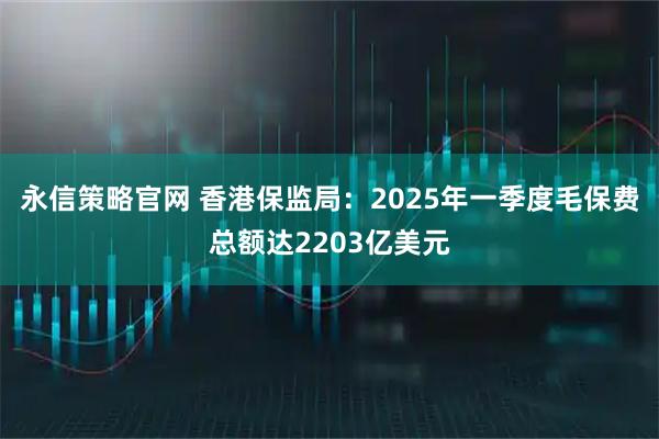 永信策略官网 香港保监局：2025年一季度毛保费总额达2203亿美元